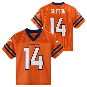 NFL Denver Broncos Courtland Sutton Toddler Boys' Short Sleeve Jersey - 1 of 3