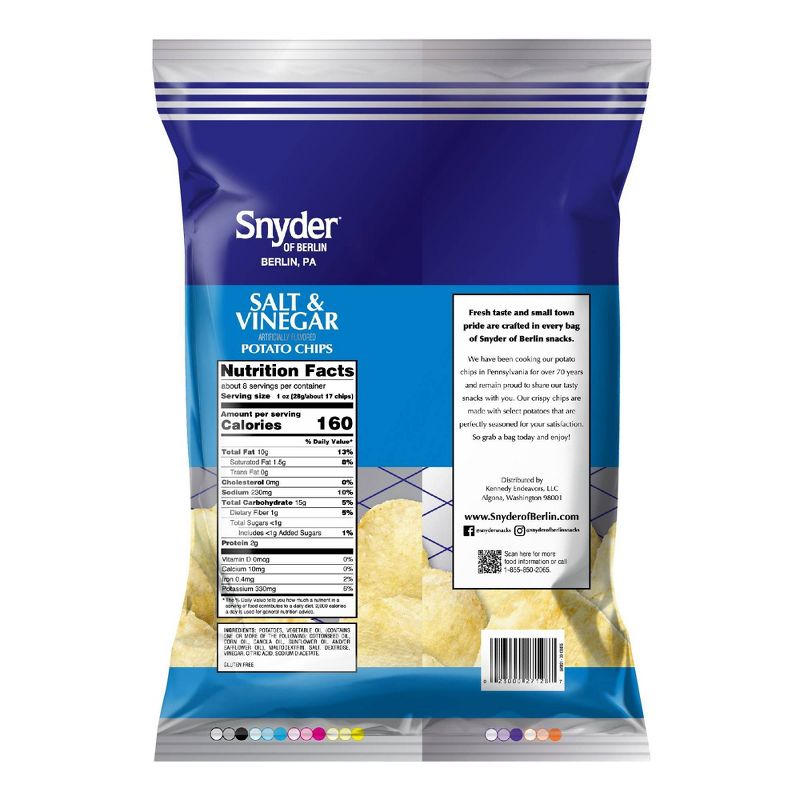 Snyder of Berlin Salt &#38; Vinegar Potato Chips - 7.75oz, 2 of 4