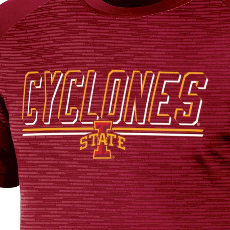 NCAA Iowa State Cyclones Men&#39;s Poly T-Shirt, 3 of 4