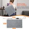 Heating Pad for Back Pain Cramps Relief, Electric Heating Pad 4 Temperature Settings-2 Hours Auto Shut Off-Moist Heat Dry Therapy, Machine Washable - 4 of 4