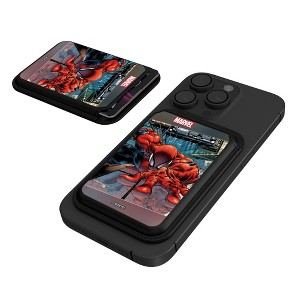 Keyscaper Marvel Spider-Man Cover Art Black Magnetic Credit Card Wallet - 1 of 3
