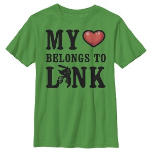 Boy's Nintendo My Heart Belongs to Link T-Shirt - 1 of 4