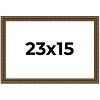 PosterPalooza | Sculpted Gold Picture Frame - UV Acrylic, Backing Board, Hanging Hardware Included - 2 of 4