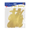 Foil Happy Birthday Streamer, 9" x 5', Pack of 2 - 2 of 2