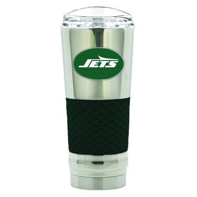 NFL New York Jets 24oz Draft Tumbler with Chrome Finish