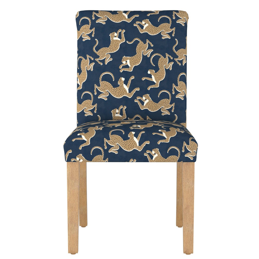 Photos - Chair Skyline Furniture Hendrix Dining  with Animal Theme Navy Leopard