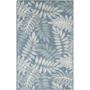 Nourison Aloha Floral Leaf Outdoor Area Rug - 1 of 4