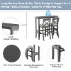 Whisen Farmhouse 48" Wood Dining Set with 2 Chairs - 3 of 4