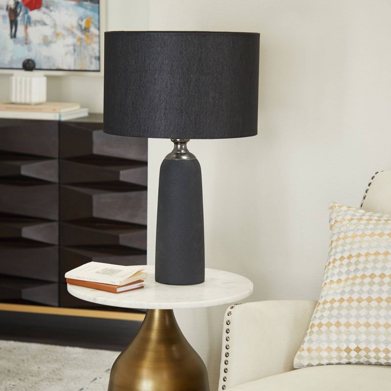 Modern Cement Table Lamp Brown - Olivia &#38; May, 2 of 8