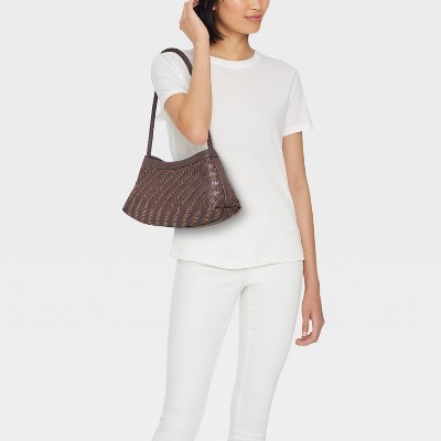 Сумки A New Day Woven Shoulder Bag - A New Day™ Brown — фото 2