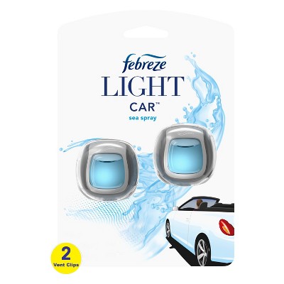 Febreze Light Car Sea Spray Air Freshener - 0.13 fl oz