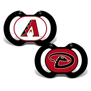 BabyFanatic Officially Licensed Unisex Pacifier 2-Pack - MLB Arizona Diamondbacks - 1 of 4