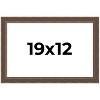 PosterPalooza | Elegant Brown Picture Frame - UV Acrylic, Backing Board, Hanging Hardware Included - 2 of 4