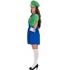 Adult Green Plumber Dress Costume - 2 of 3