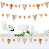 Big Dot of Happiness Fall Pumpkin - DIY Halloween or Thanksgiving Party Pennant Garland Decoration - Triangle Banner - 30 Pieces - 2 of 4