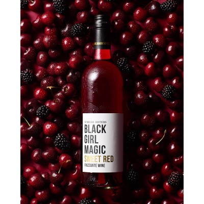 Black Girl Magic Sweet Frizzante Red Wine - 750ml Bottle