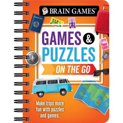 Brain Games Mini - Games and Puzzles on the Go - by  Publications International Ltd & Brain Games (Spiral Bound)