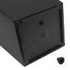 Tierra Verde 2pc Sonata Square Indoor Outdoor Self-Watering Planter Pots Black 12.75"x13.75" - 4 of 4