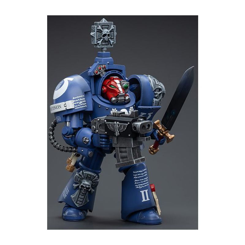 Ultramarines Terminators Sergeant Terconon 1/18 Scale | Warhammer 40K | Joy Toy Action figures, 4 of 6