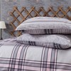 Sussexhome Masculine Collection Duvet Cover Set | Red, Full Size Duvet Cover, 1 Duvet Cover, 1 Fitted Sheet and 2 Pillowcases - 3 of 4