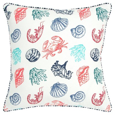 20"x20" Animal Polyester Filled Pillow Teal - Rizzy Home