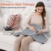 Heating Pad for Back Pain Cramps Relief, 4 Temperature Settings, Moist Heat Dry Therapy, 33"x17" - 4 of 4