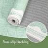 homfan Scalloped Washable Rug w/ Non-Slip Back - Modern Low-Pile Carpet for Living Room, Bedroom - 3 of 4
