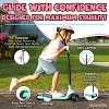SereneLife 3-Wheel Foldable Kid Kick Scooter - Adjustable Handlebar, LED Lights - 3 of 4
