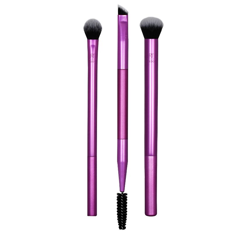 Real Techniques Eye Shade + Blend Makeup Brush Trio - 3 ct, 1 of 9