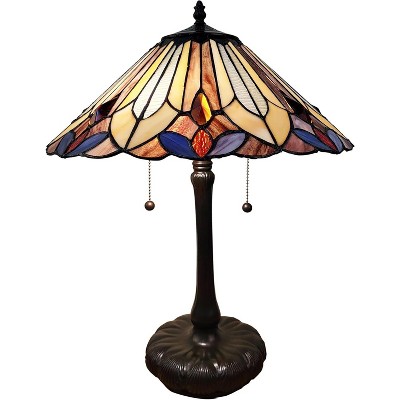 Fine Art Lighting Vintage Stained Glass Table Lamp