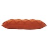 HomeRoots 14" X 36" Orange 100% Cotton Zippered Pillow - 4 of 4
