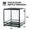 REPTI ZOO Vertical Reptile Glass Terrarium, 24" x 24" x 24" - 2 of 4