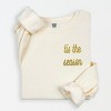 Simply Sage Market Embroidered Tis The Season Bold Cursive Lightweight Garment Dyed Sweatshirt - 2 of 4