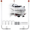 2PCS Boat Trailer Guide, 40"-60" Adjustable Design Trailer Guide Poles, Rustproof Galvanized Steel Trailer Guide, Trailer Guides with PVC Pipes - 2 of 4
