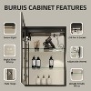 LED Bathroom Medicine Cabinet with Mirror, Surface or Recessed Mount, Defogger, Memory Function, 3-Color Lighting, USB & Outlet, Dimmer - 3 of 4