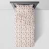 Dinosaur Cotton Kids' Sheet Set Watercolor Brown - Pillowfort™ - 2 of 4