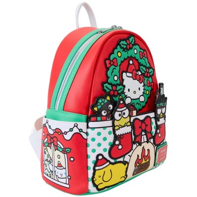 Loungefly Sanrio Hello Kitty Winter Wonderland Red Mini Backpack - image 3
