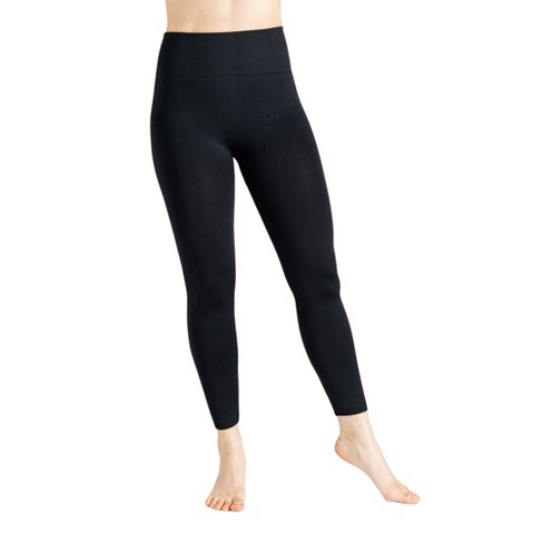 Britt s Knits Women s Fleece Lined Mid rise Warm Stretch Leggings Target