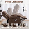 Bosmiller Power Lift Recliner Chair for Elderly, Electric Oversized Sofa, Vibration Massage & Heat, Cup Holder, USB Charge Port for Living Room - 3 of 4