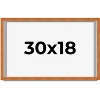 PosterPalooza | Classic Brown Picture Frame - UV Acrylic, Backing Board, Hanging Hardware Included - 2 of 4