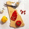 Totally Bamboo New Hampshire Fish Kiss Cutting Board: Lightweight Bamboo, Multicolored, 17" x 9", Hand Wash, 1.5 lbs - 4 of 4