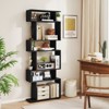 Tangkula 2PCS 6-tier Storage Bookshelf Tall Display Shelf w/ Anti-toppling Kits Kits - 4 of 4