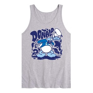 Men's - Disney - Donald Drip Graphic Tank Top - 1 of 2