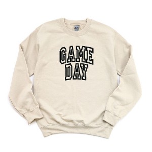 Simply Sage Market Women's Graphic Sweatshirt Embroidered Game Day Arched - 1 of 3