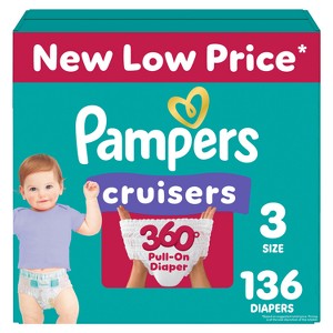 Pampers Cruisers 360 Diapers - (Select Size and Count) - 1 of 4