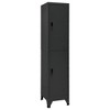 vidaXL Locker Cabinet Anthracite Steel 15x17.7x70.9 in Locker Cabinet - 2 of 4