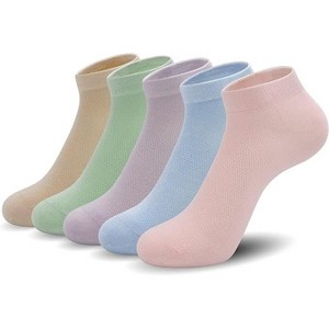 SERISIMPLE Women’s Bamboo Ankle Socks – Ultra-Thin, Breathable Mesh, Lightweight Low-Cut - 1 of 4