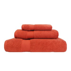 Contemporary Quick-Drying Zero-Twist Cotton 3-Piece Towel Set by Blue Nile Mills - 1 of 1