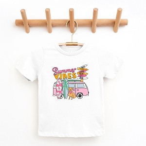 The Juniper Shop Summer Vibes Dog Toddler Short Sleeve Tee - 1 of 2