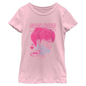 Girls KPop Demon Hunters Jinu Saja Profile T Shirt - 1 of 4